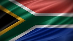flag of South Africa. South Africa flag of background. A close up of the South African flag.