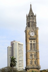 Rajabai Tower and  Bombay Stock Exchange Building 