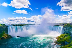NIAGARA FALLS - The amazing Niagara Falls is renowned for its beauty and is the collective name for three waterfalls that straddle the international border between Canada and the USA.