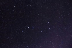 Ursa Major or the Great Bear, also known as the Big Dipper constellation. Night starry sky astrophotography.