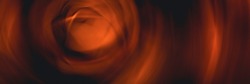 Abstract blurred geometric spinning motion background in orange and black colors