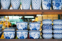 Porcelain China ware from chatujak weekend market, bangkok