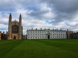 Christ's College, Cambridge from the River Cam
