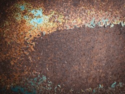 Old rusty steel tank texture for a cool background.