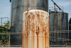 The chemical industry with fuel storage tank corrosion.