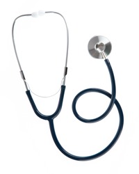 stethoscope isolated on white background