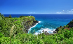 Kilauea Historical Lighthouse Kauai Island Hawaii
