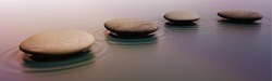 Zen Stones in Water