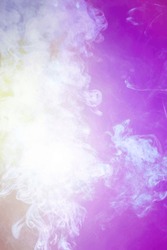 Blue and pink multicolored abstract smoke texture.