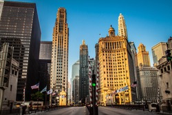Michigan Ave. the home of the Chicago Water Tower, the Art Institute of Chicago, Millennium Park, and the shopping on the Magnificent Mile.