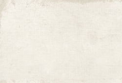 Vintage white canvas texture, book cover background