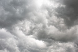 Picture dramatic clouds. Portrait size.
