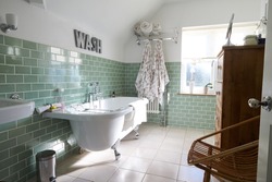 Bathroom Of Contemporary Family Home