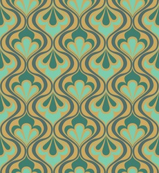 Damask seamless floral vector background. Wallpaper in the baroque and ottoman tulip style template.