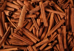 Cinnamon sticks in a bazaar