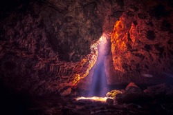 Breathtaking Mawmluh Cave in Cherrapunji, Meghalaya, India
