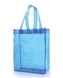 Modern Environment Friendly bag. Transparent shopping bag design. Reusable shopping bag. Eco Friendly Plastic bag.