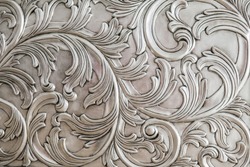 
Luxurious classic handmade furniture, carved elements. Barocco, rococo, vintage style.