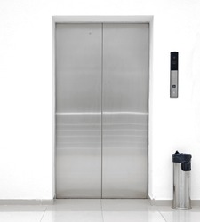 single elevator door