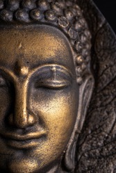 Head of Buddha image used as amulets of Buddhism religion.