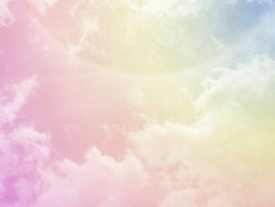 A beautiful pastel sky concept from nature