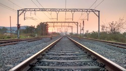 Railways Tracks (Sunset)
