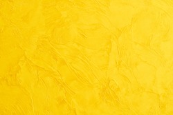 yellow colored Wall Texture Background, marble by the Venetian plaster 