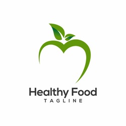 Healthy food logo