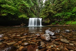 Upper Butte Creek Falls in Oregon