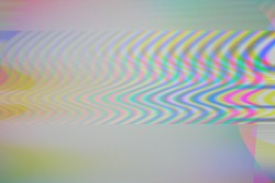 LCD Screen glitch. TV error texture screen background, Static television, Glitch noise effect, Colorful technology texture background