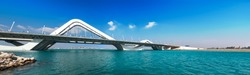Wave Bridge Highway, Emirates, Abu Dhabi, Sheikh Zayed Bridge, Jan.2018