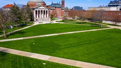 Empty Quad at Syracuse University