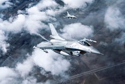 Fighter Jets in sky