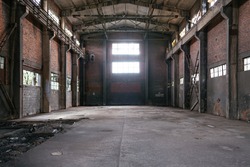 Abandoned factory buildings in shanghai