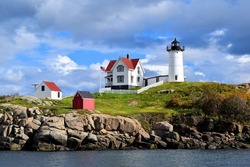 Cape Neddick Light Nubble Lighthouse York Maine
