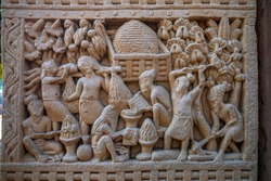 Sanchi Stupa is a Buddhist complex, famous for its Great Stupa, on a hilltop at Sanchi Town in Raisen District of the State of Madhya Pradesh, India.
