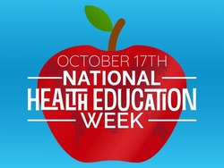 National Health Education Week Promotes Knowledge, Prevention, and Empathy for Lifelong Health and Well-Being. Vector Illustration Template.