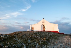 Chapel on the summit of Croagh Patrick Co mayo