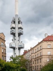 Zizkov Television Tower: Prague's Baby Tower.