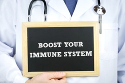 Boost your Immune System - chalkboard message