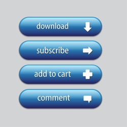 Call Action Button Blue Background, high quality button vector EPS10