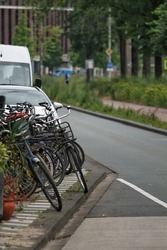 Large Bike Parking in Amsterdam

