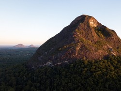 Mount Beerwah and the Mount Tunbubudla twins, Sunshine Coast Queensland