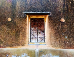 india rajasthan old vintage wooden doors windows hand painted 
