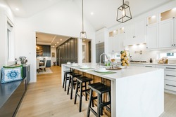 bright, spacious and modern farmhouse style kitchen