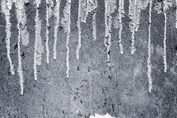 Paint dripping wall background,Weathered concrete wall texture and black paint dripping