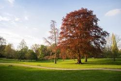 Christchurch park in Ipswich, Suffolk, UK.