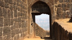 View from Raigad fort, Maharashtra,India