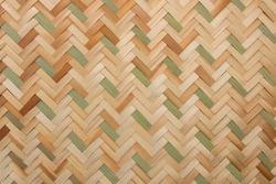 Rattan texture, detail handcraft bamboo weaving texture background. woven pattern.weave