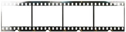 long 35mm film strip, just blend in your content to get that old film effect